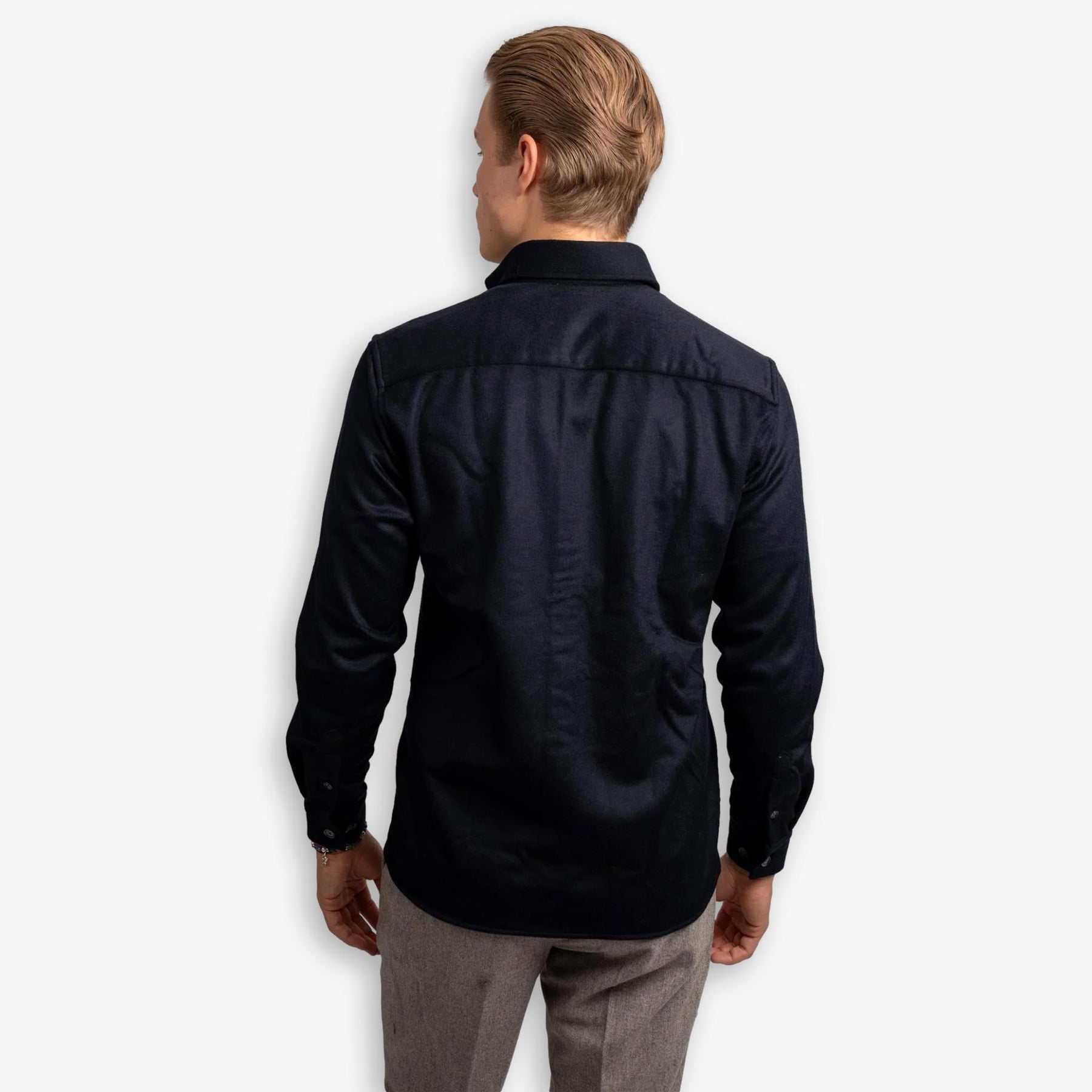 Wool Overshirt Navy