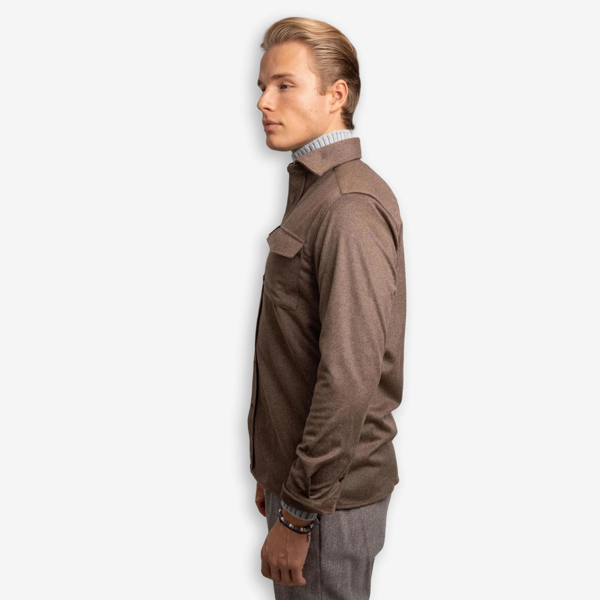 Wool Overshirt Sand