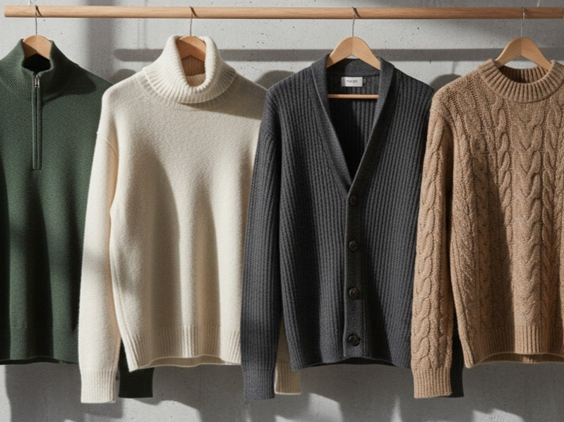 Hvilken genser passer deg best i vinter – merino eller lammeull, half zip eller crewneck?