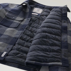 Alaskan Checked Wool Overshirt Navy-Jakke-Woolrich-phrase3