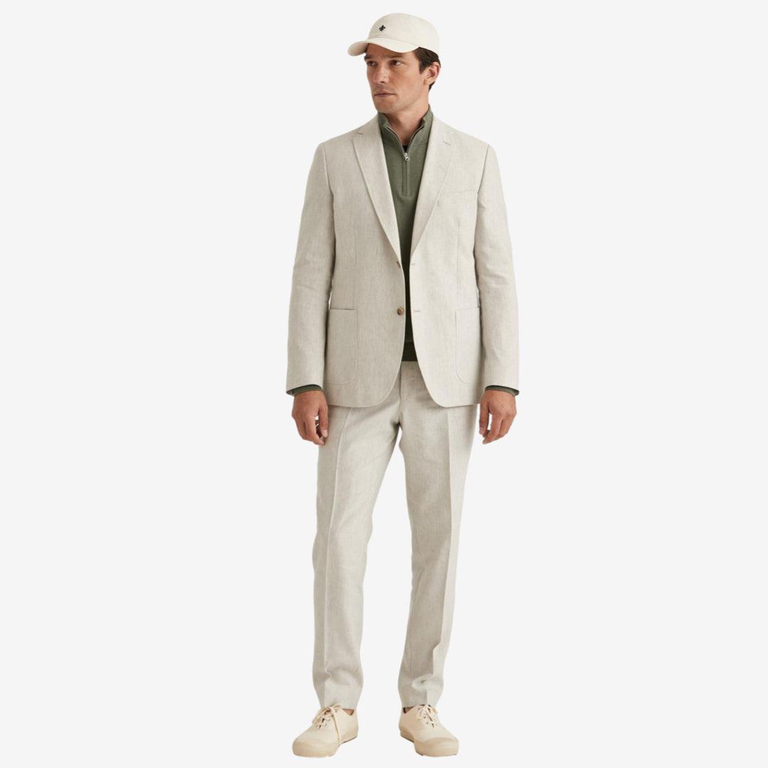 Archie Linen Suit Jacket Khaki-Dress-Morris Stockholm-phrase3