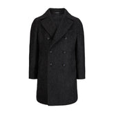 Arden DB Herringbone Wool Coat Black-Frakk-Tagliatore-Phrase