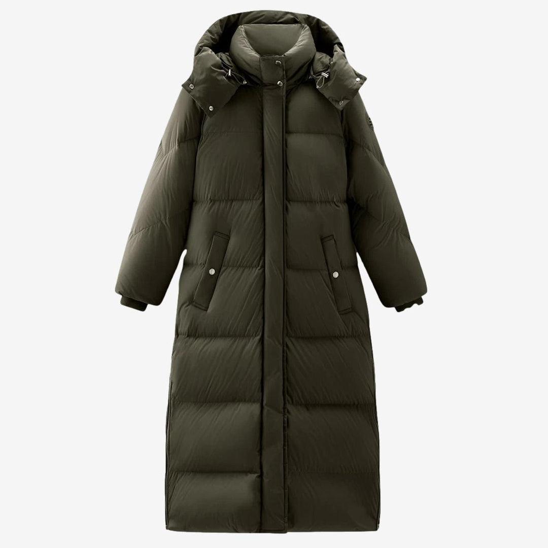 Aurora Long Parka Dark Green-Jakke-Woolrich-phrase3