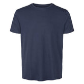Bamboo Cotton T-shirt Crewneck Navy-T-shirt-Panos Emporio-Phrase