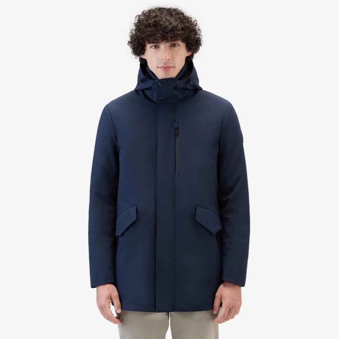 Barrow Mac Tech Softshell Coat Blue-Jakke-Woolrich-phrase3