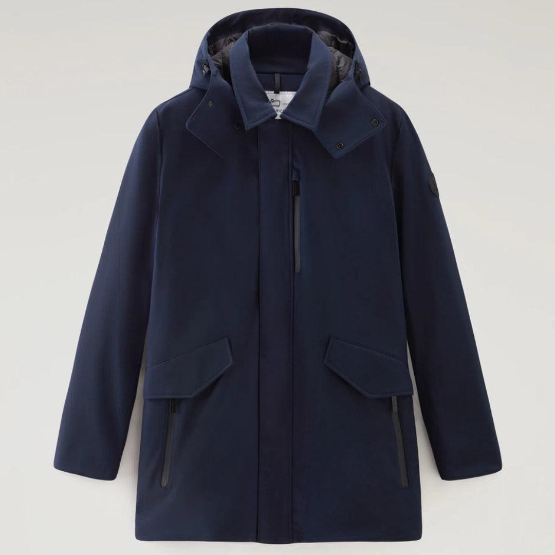 Barrow Mac Tech Softshell Coat Blue-Jakke-Woolrich-phrase3