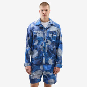 Camo Overshirt Royal Blue-Skjorte-Woolrich-phrase3