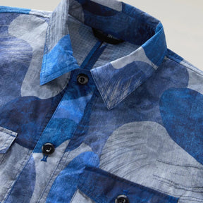 Camo Overshirt Royal Blue-Skjorte-Woolrich-phrase3