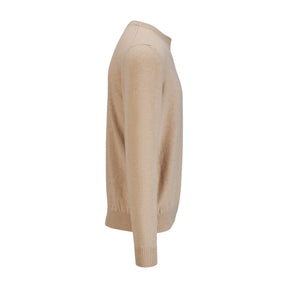 Cashmere Crewneck Sweater Beige-Genser-Settefili Cashmere-phrase3