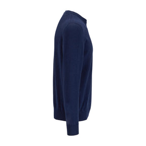 Cashmere Crewneck Sweater Blue-Genser-Settefili Cashmere-phrase3