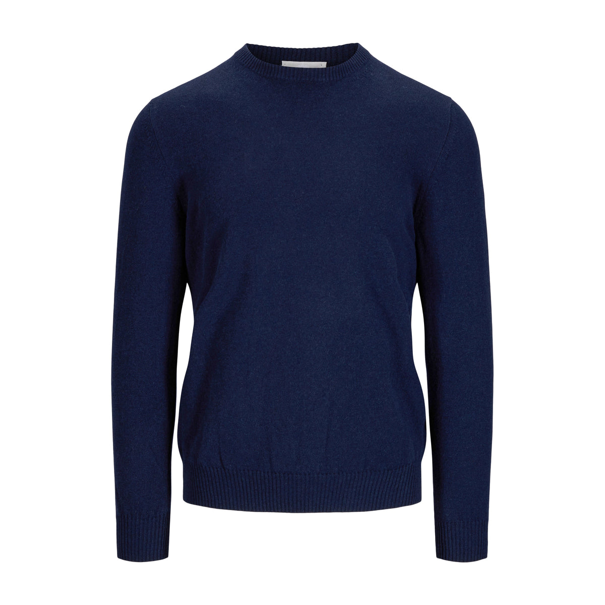 Cashmere Crewneck Sweater Blue-Genser-Settefili-Phrase