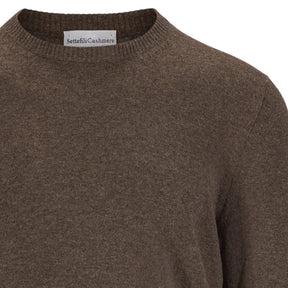 Cashmere Crewneck Sweater Brown-Genser-Settefili Cashmere-phrase3