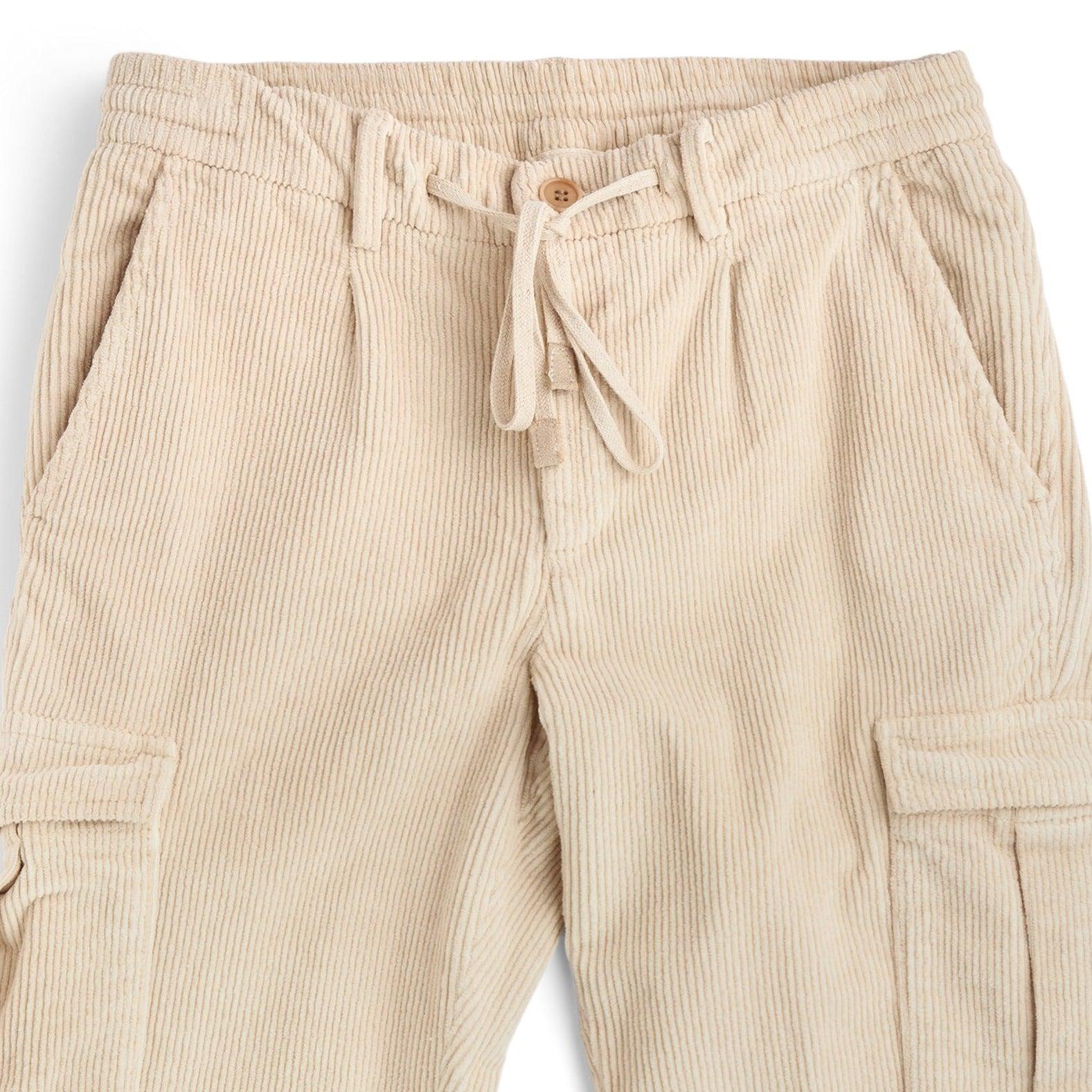 Corduroy Cargo Trousers Sand-Bukse-The Gilli-phrase3