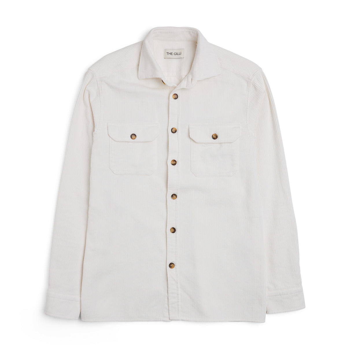 Corduroy Overshirt White-Skjorte-The Gilli-phrase3