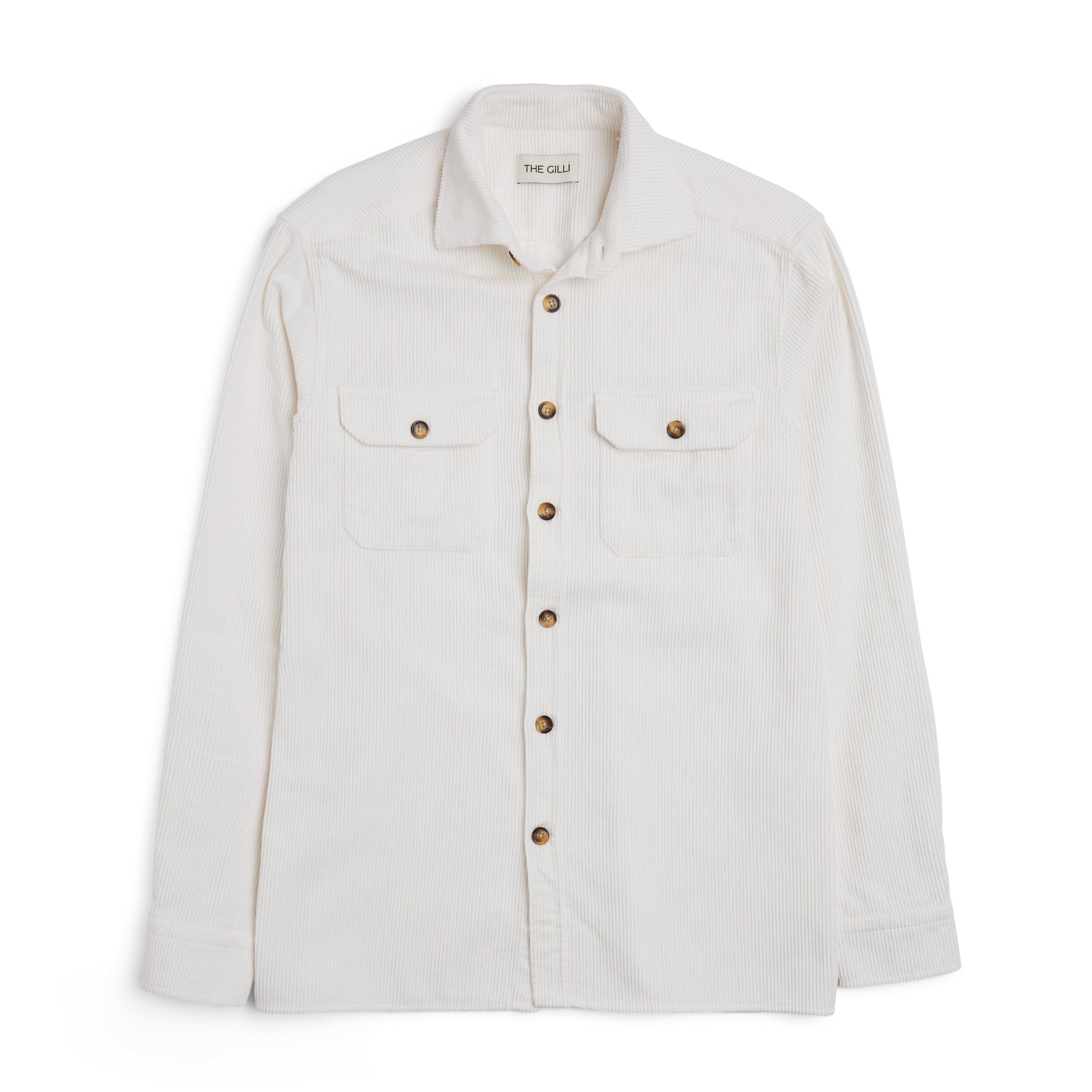 Corduroy Overshirt White-Skjorte-The Gilli-phrase3