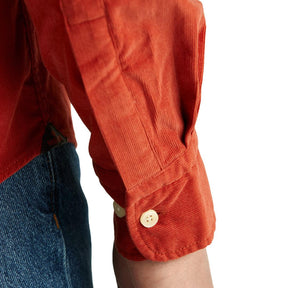 Douglas Cord Button Down Shirt Red-Skjorte-Morris Stockholm-Phrase