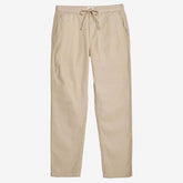 Fenix Linen Drawstring Trouser Khaki-Bukse-Morris Stockholm-phrase3