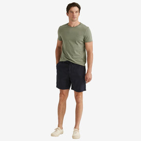 Fenix Linen Shorts Blue-Shortser-Morris Stockholm-phrase3