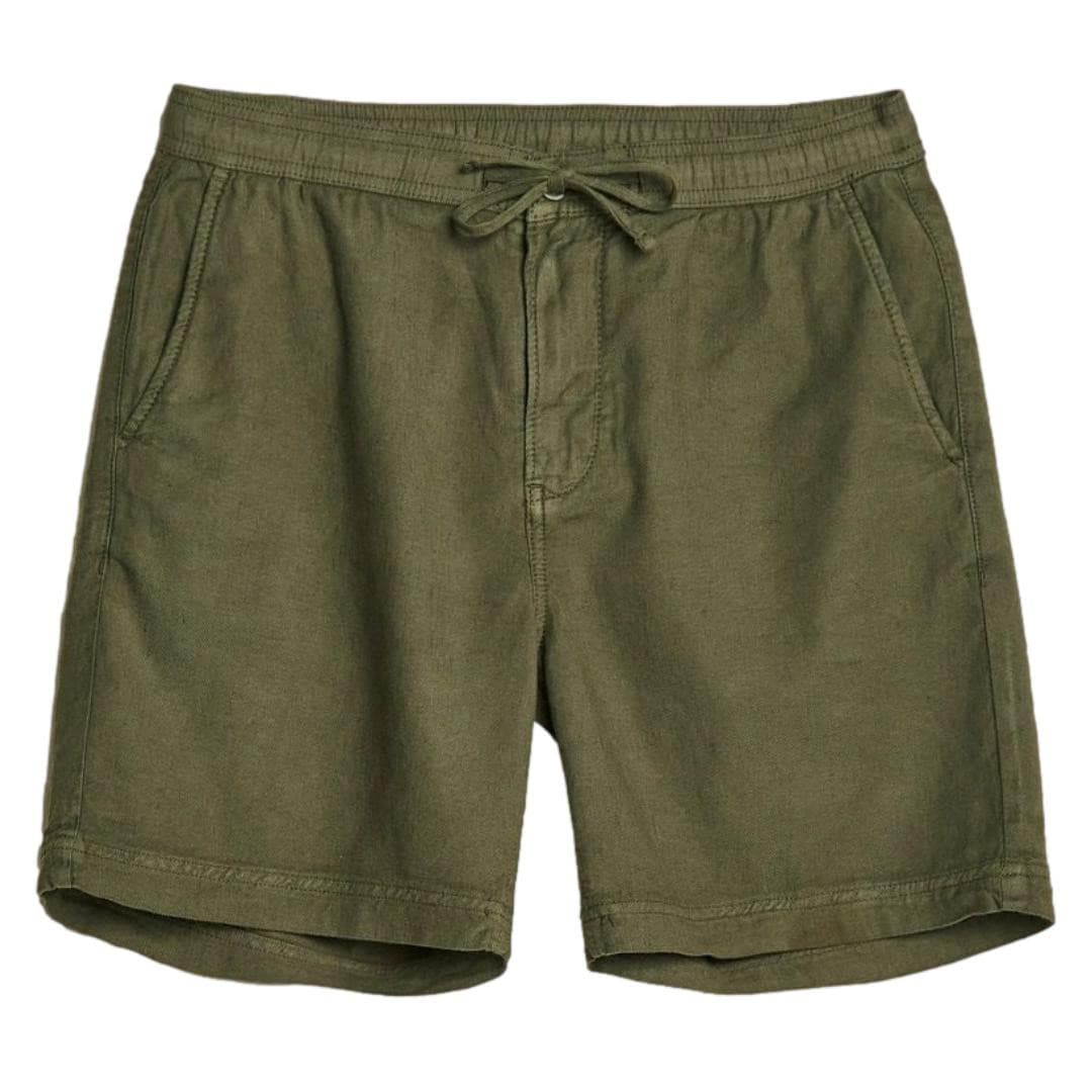 Fenix Linen Shorts Oliven-Shortser-Morris Stockholm-phrase3