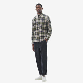 Flannel Check Shirt Forest Mist-Skjorte-Barbour-phrase3