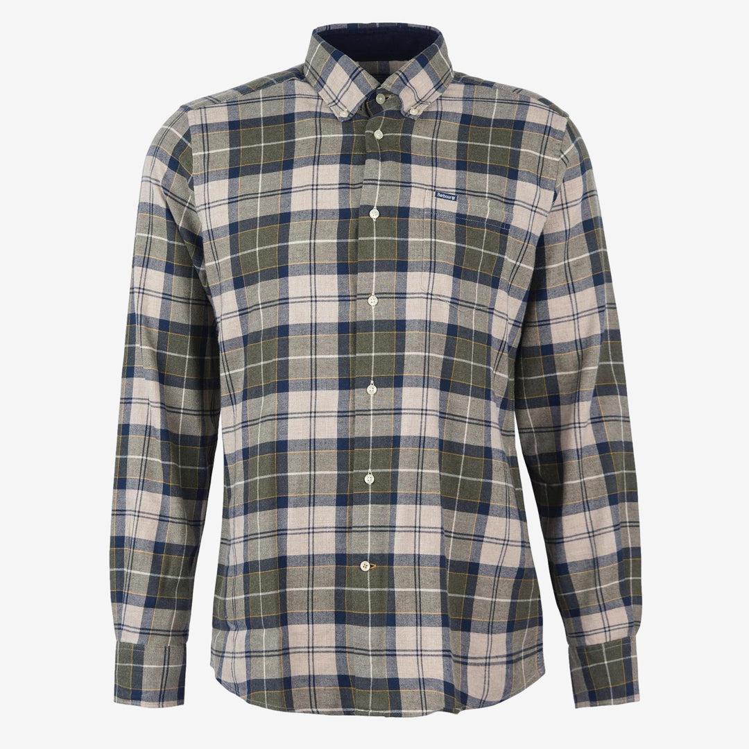 Flannel Check Shirt Forest Mist-Skjorte-Barbour-phrase3