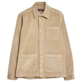 Heaton Cord Shirt Jacket Khaki-Skjorte-Morris-Phrase