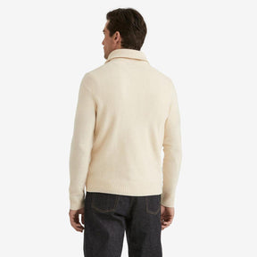 Hertford Merino Half Zip Offwhite-Genser-Morris Stockholm-phrase3