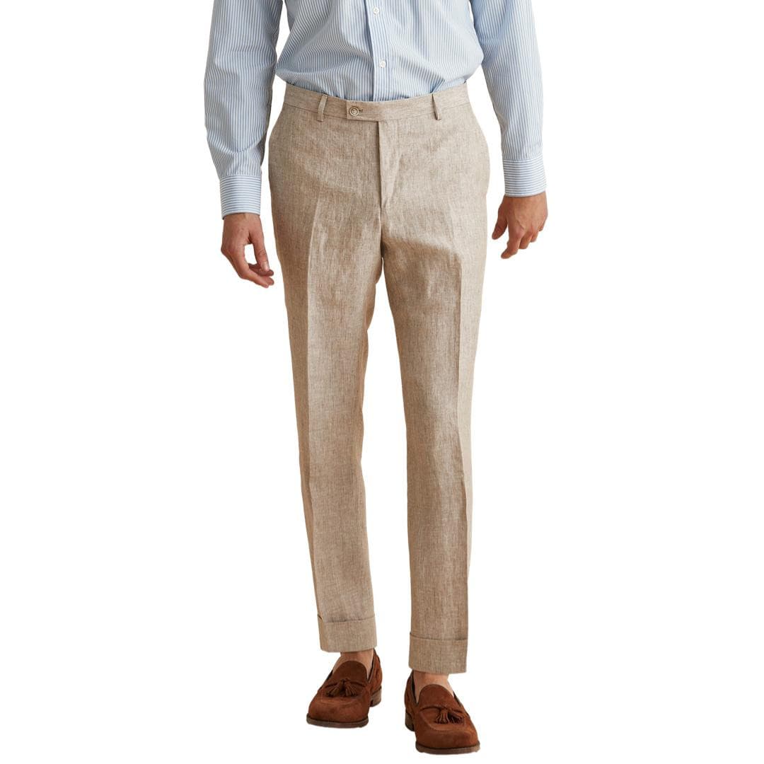 Jack Linen Suit Trouser Khaki-Bukse-Morris Stockholm-phrase3