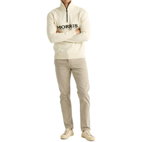 James Brushed 5-pocket Bukse Beige-Bukse-Morris Stockholm-phrase3