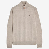 John Merino Half Zip Khaki-Genser-Morris Stockholm-phrase3