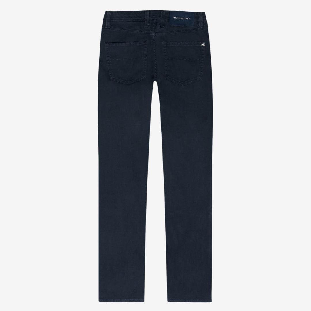 Leonardo 5-pocket Trousers Dark Blue-Bukse-Tramarossa-phrase3