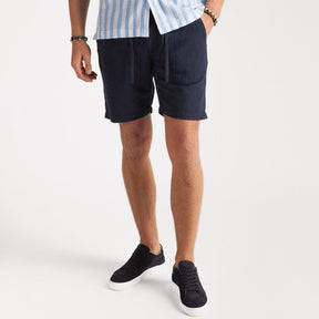 Linen Shorts Navy-Shortser-The Gilli-phrase3