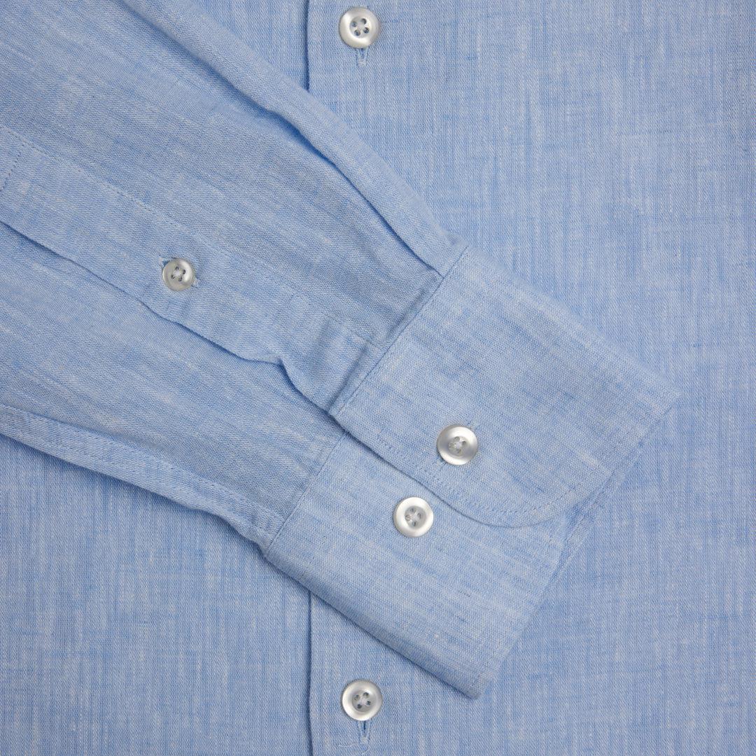 Luca Linen Shirt Light Blue-Skjorte-The Gilli-phrase3