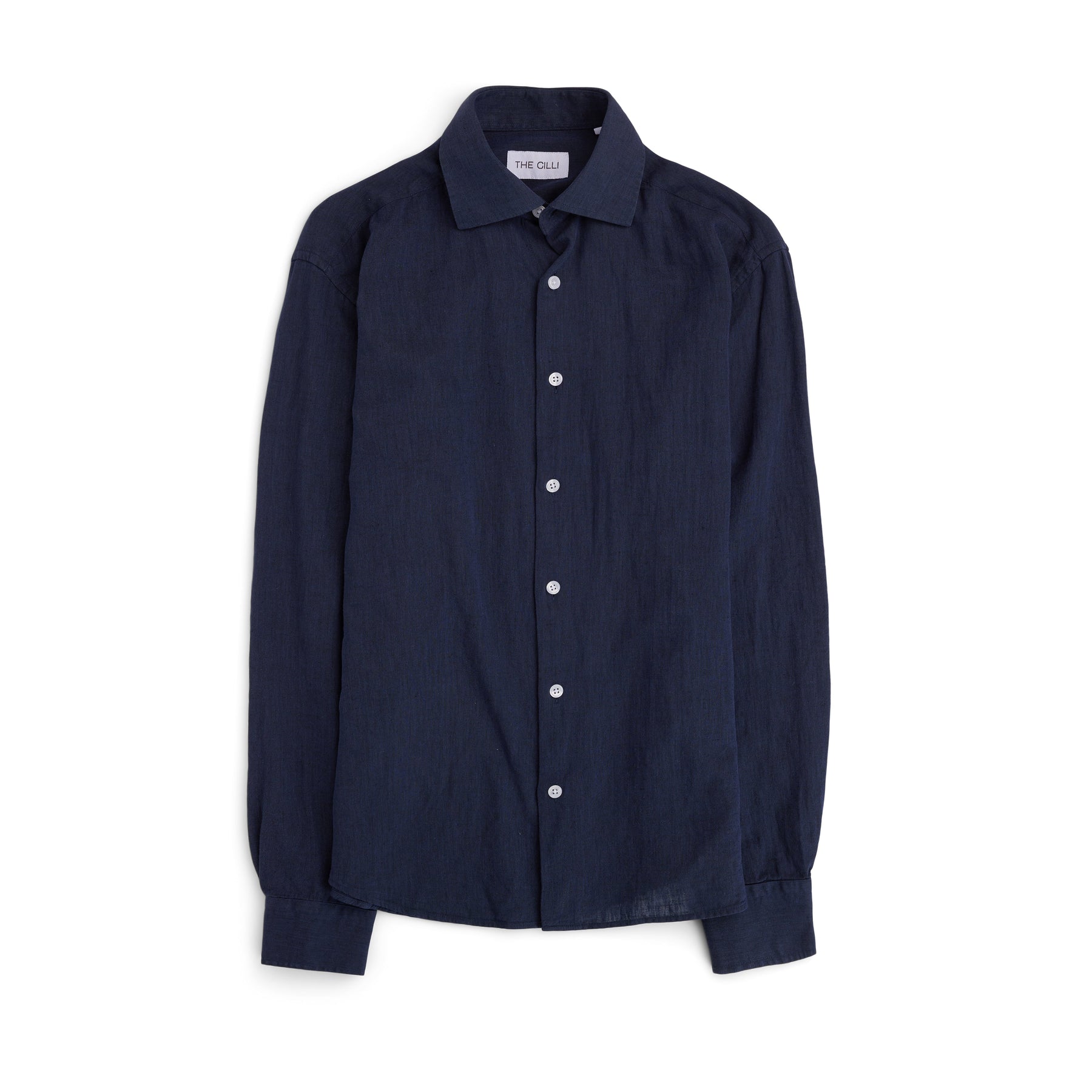 Luca Linen Shirt Navy-Skjorte-The Gilli-Phrase