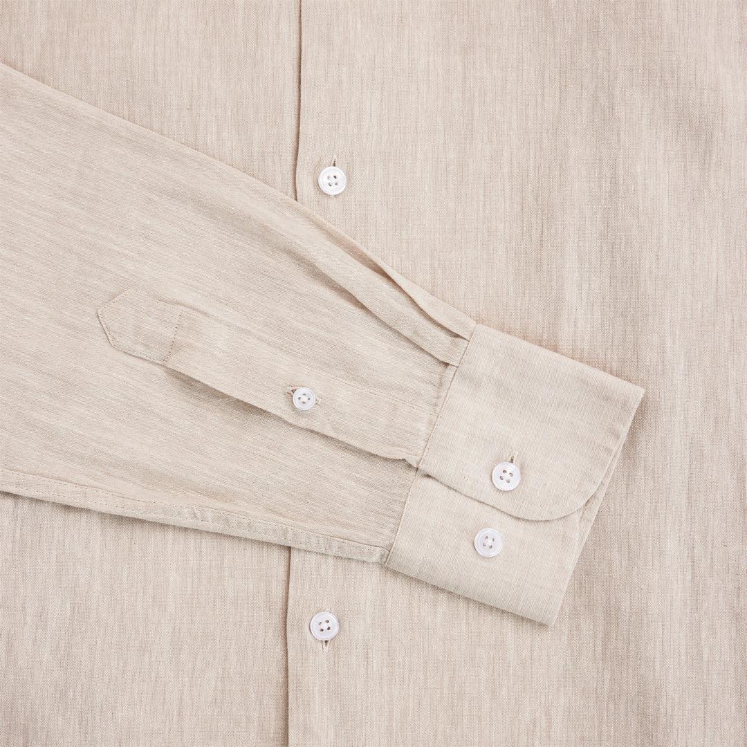 Luca Linen Shirt Sand-Skjorte-The Gilli-phrase3