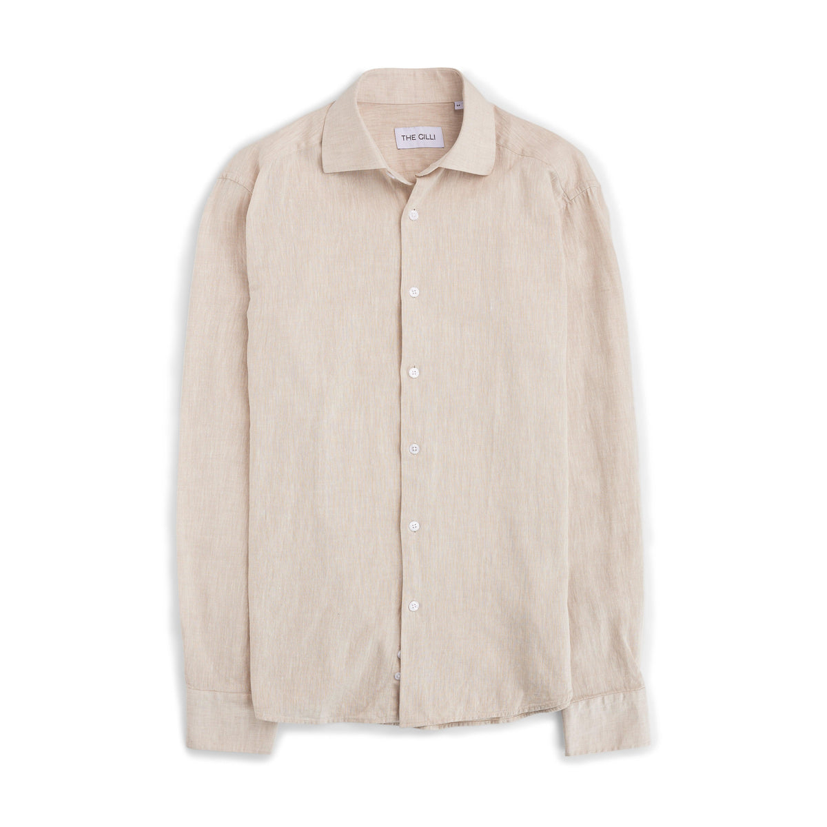 Luca Linen Shirt Sand-Skjorte-The Gilli-phrase3