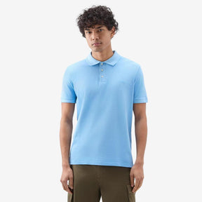 Mackinack Stretch Cotton Polo Blue-piké-Woolrich-phrase3