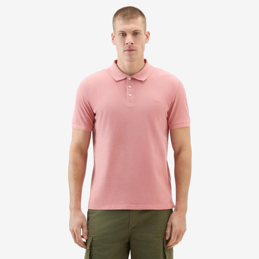 Mackinack Stretch Cotton Polo Coral-piké-Woolrich-phrase3