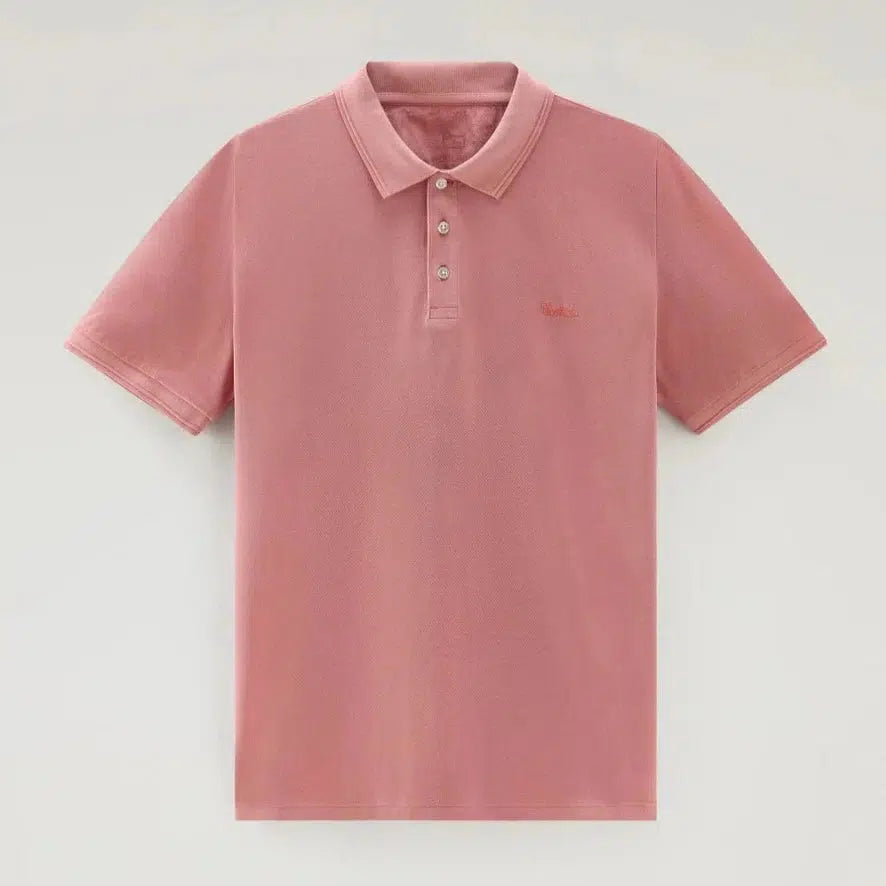 Mackinack Stretch Cotton Polo Coral-piké-Woolrich-phrase3