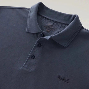 Mackinack Stretch Cotton Polo Navy-piké-Woolrich-phrase3