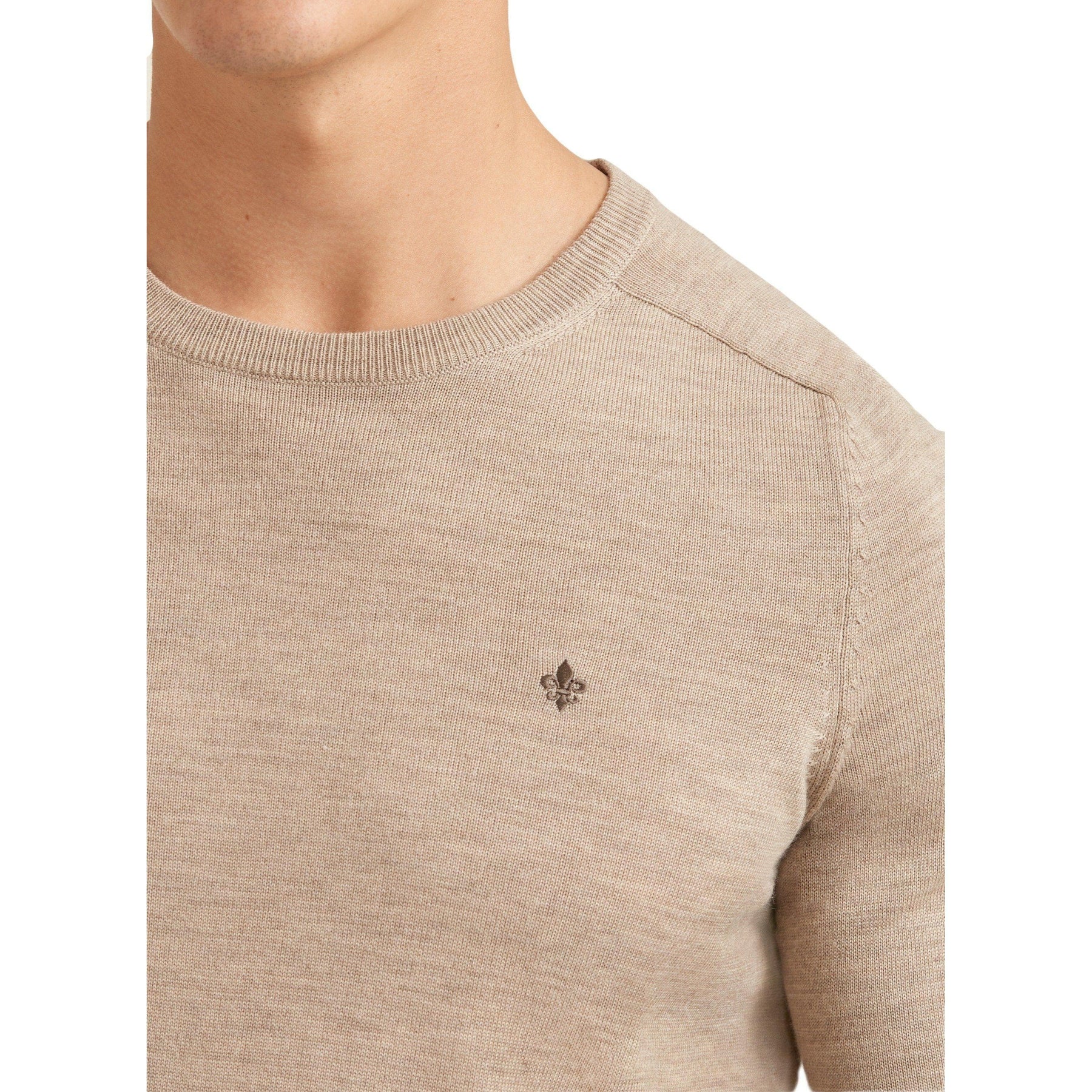 Merino O-Neck Khaki-Genser-Morris Stockholm-phrase3