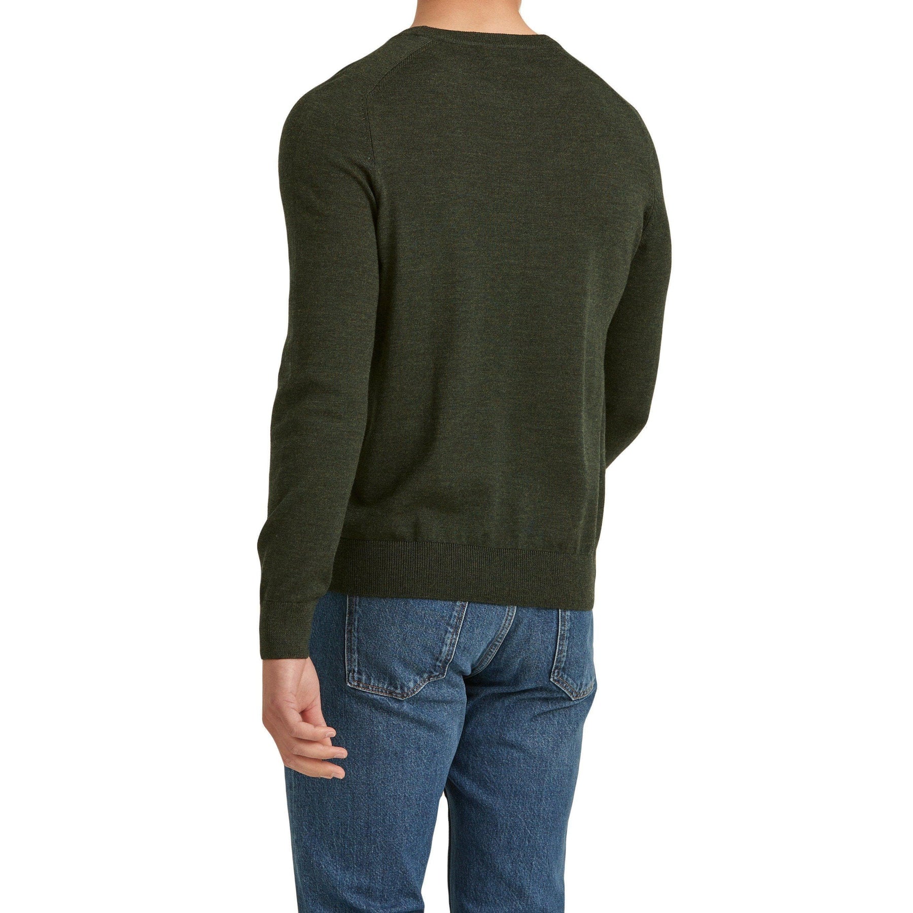 Merino O-Neck Olive-Genser-Morris Stockholm-phrase3