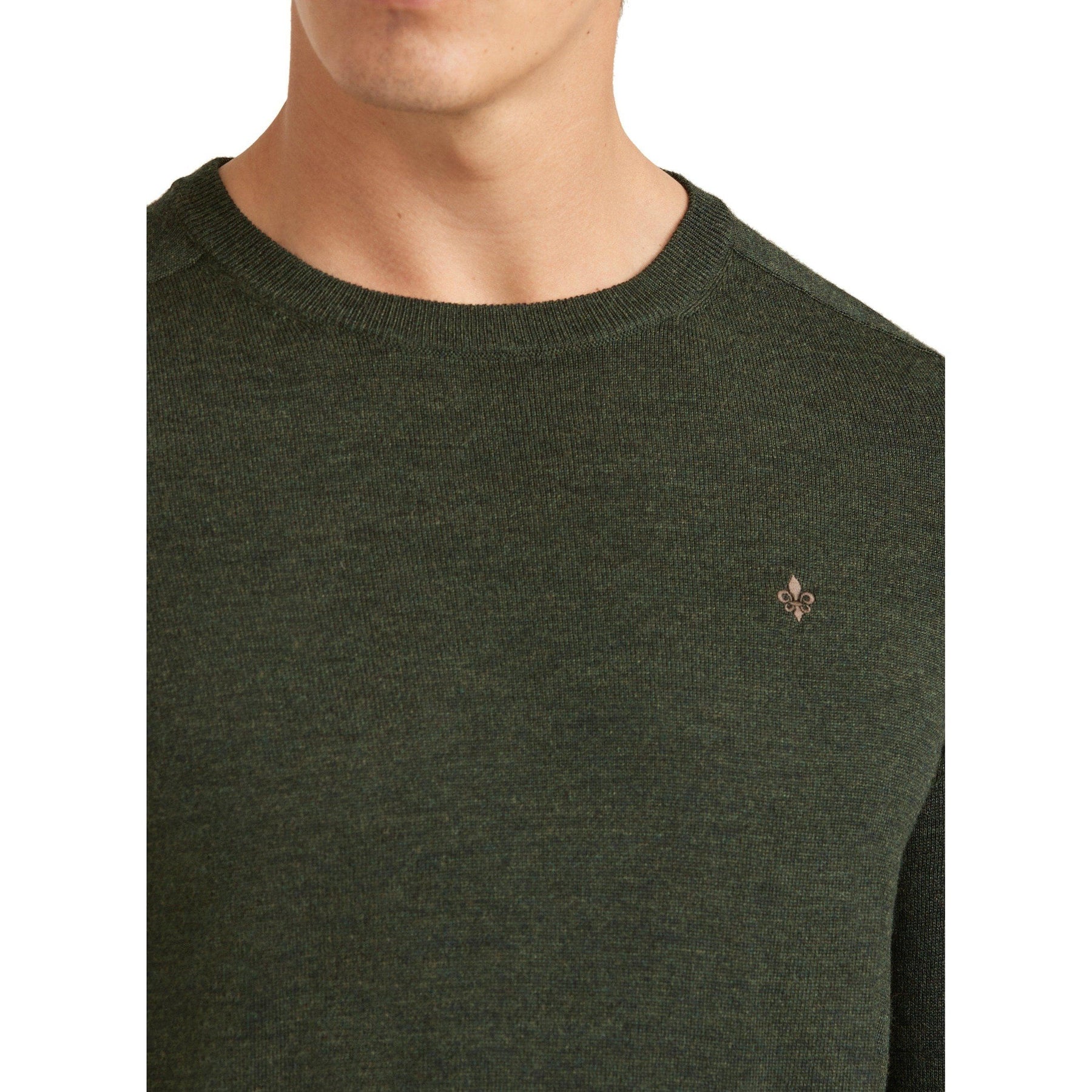 Merino O-Neck Olive-Genser-Morris Stockholm-phrase3