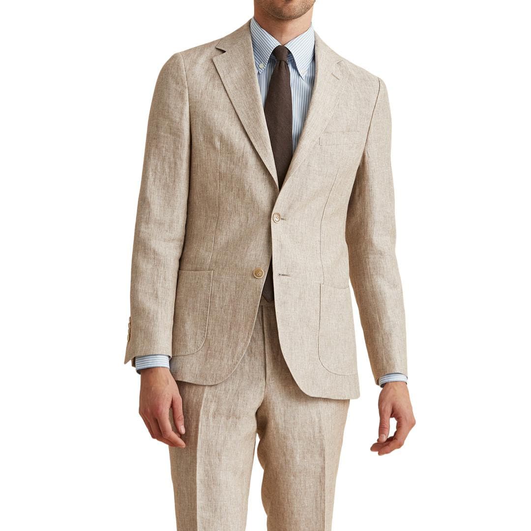 Mike Linen Suit Jacket Khaki-Blazer-Morris Stockholm-phrase3