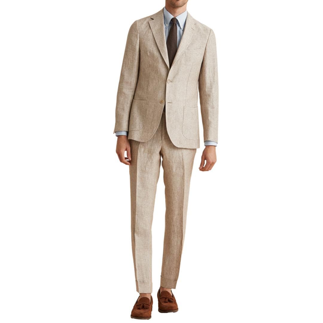 Mike Linen Suit Jacket Khaki-Blazer-Morris Stockholm-phrase3