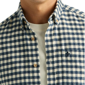 Multicheck Flannel Shirt Blue-Skjorte-Morris Stockholm-phrase3