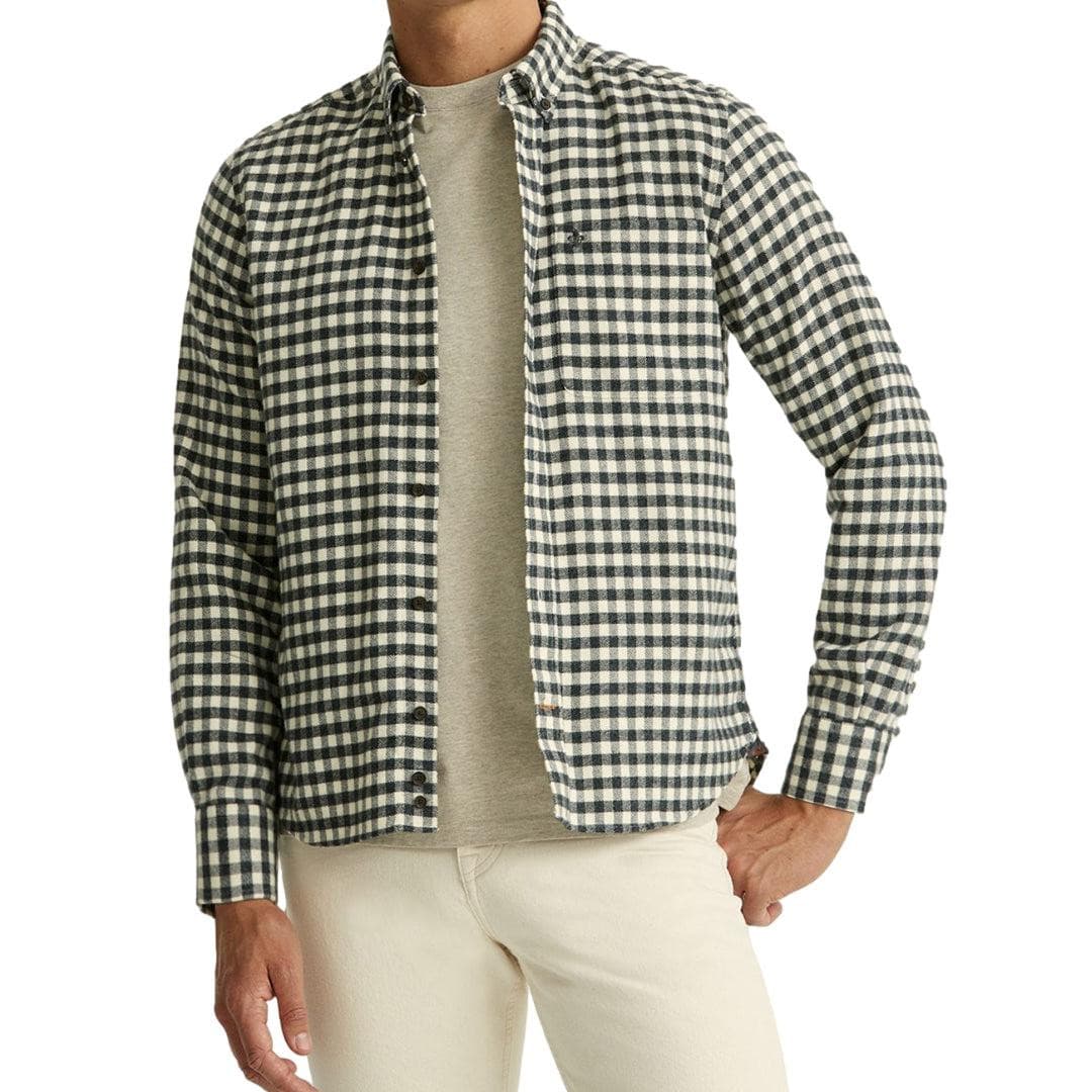 Multicheck Flannel Shirt Grey-Skjorte-Morris Stockholm-phrase3