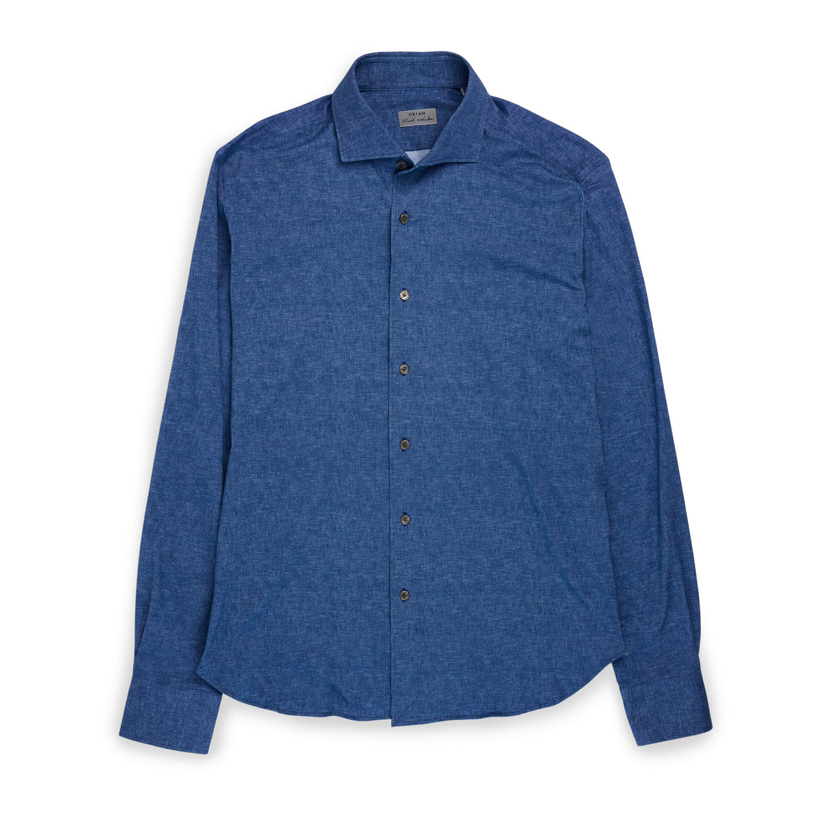 Orian Cotton Stretch Shirt Blue-Skjorte-Orian-phrase3