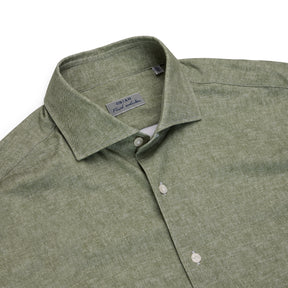 Orian Cotton Stretch Shirt Green-Skjorte-Orian-phrase3