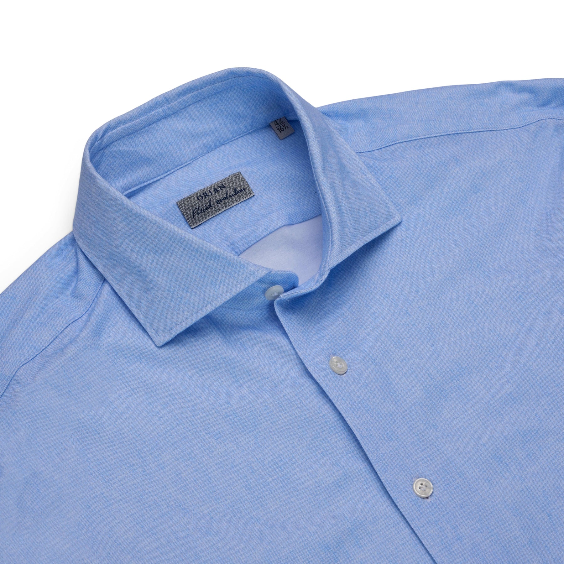 Orian Cotton Stretch Shirt Light Blue-Skjorte-Orian-phrase3